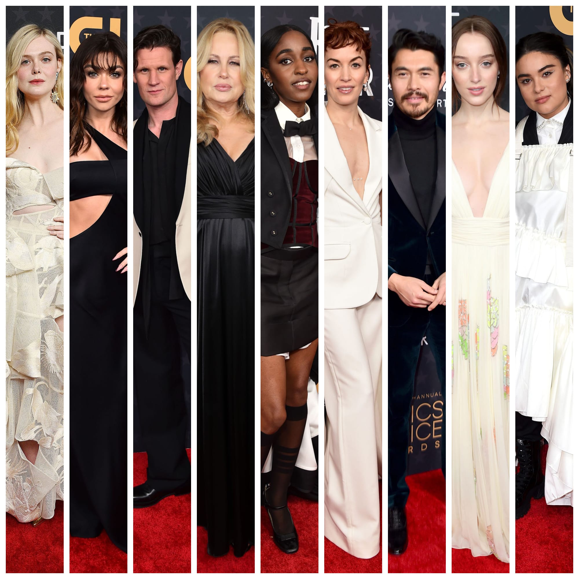 The 2023 Critics Choice Awards Brought a Melange of Folks in Black and/or White