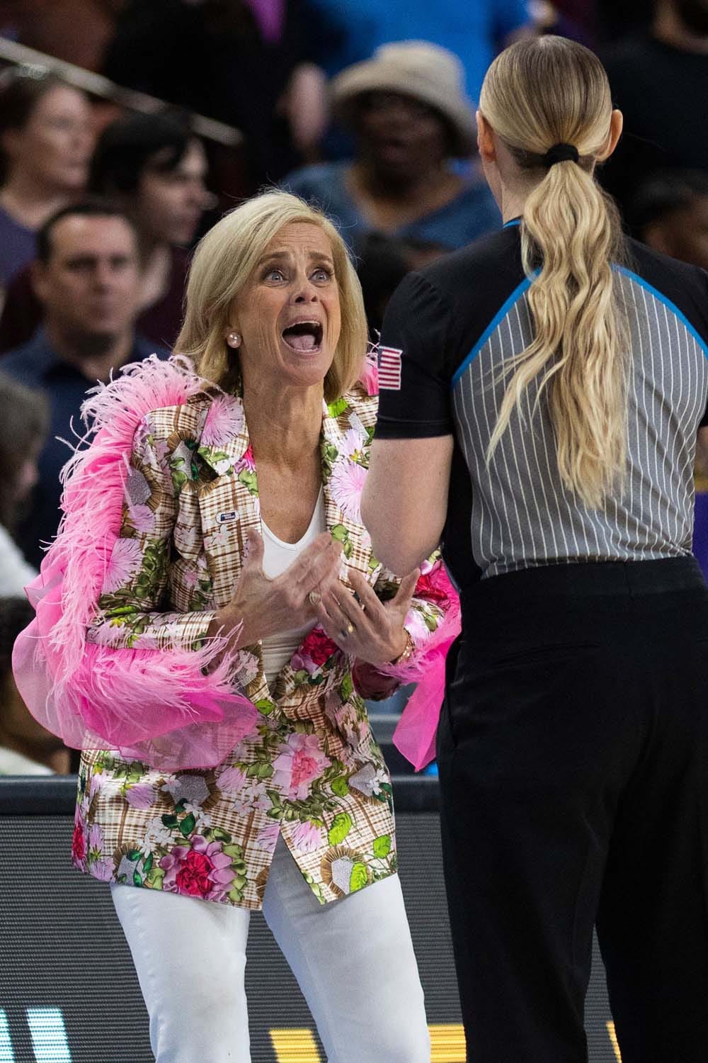 In Appreciation of Kim Mulkey's Outfits (But Not Her as a Person, OMG, I Did Not Know It Was So Bad)