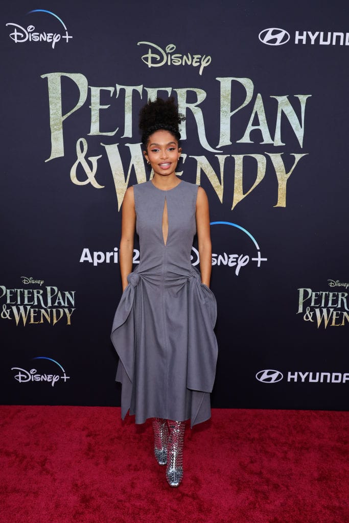 Yara Shahidi Wears Great Boots Promoting Peter Pan and Wendy