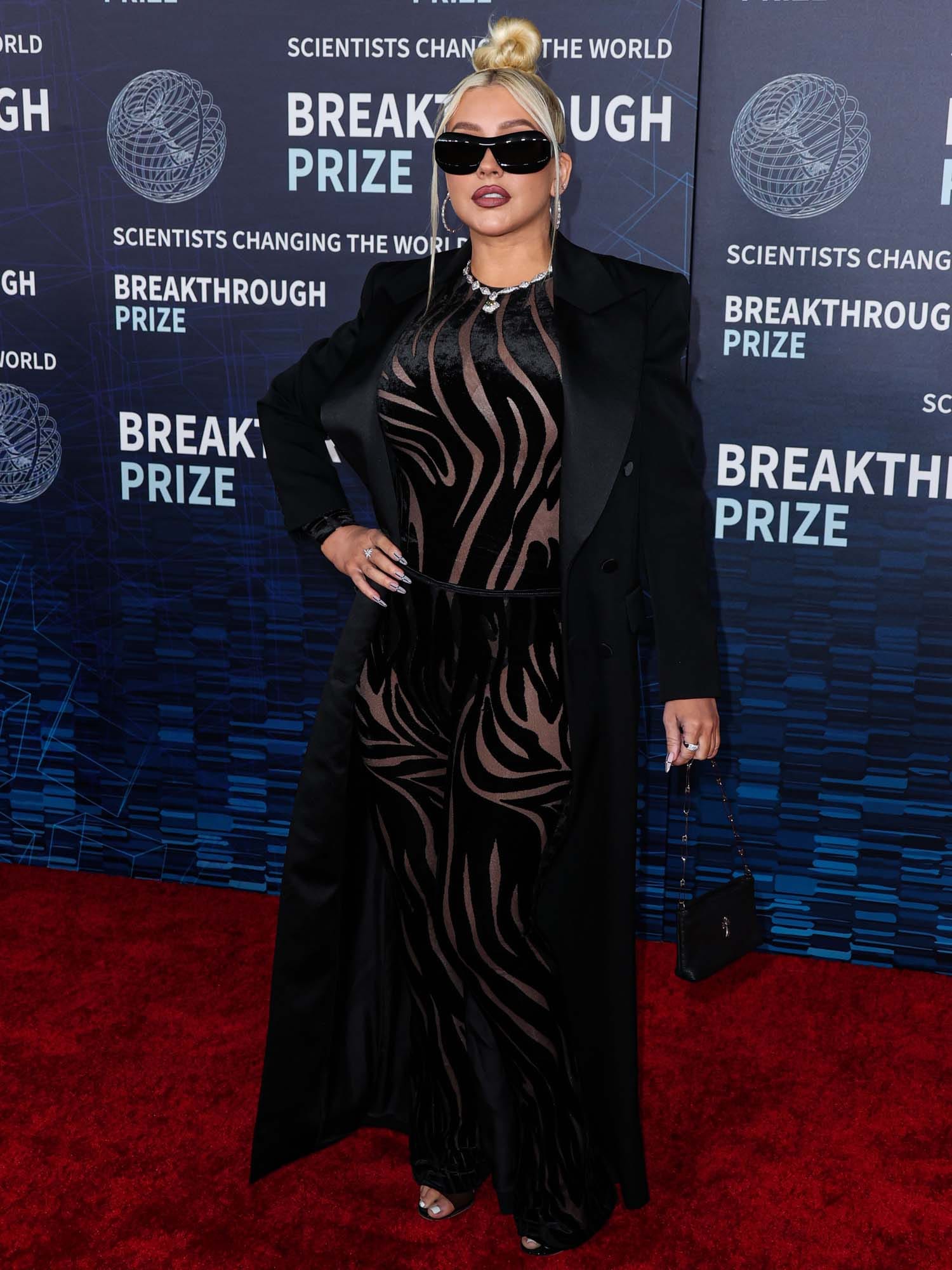 Xtina Led the Crew of Celebs Partying in Honor of Science