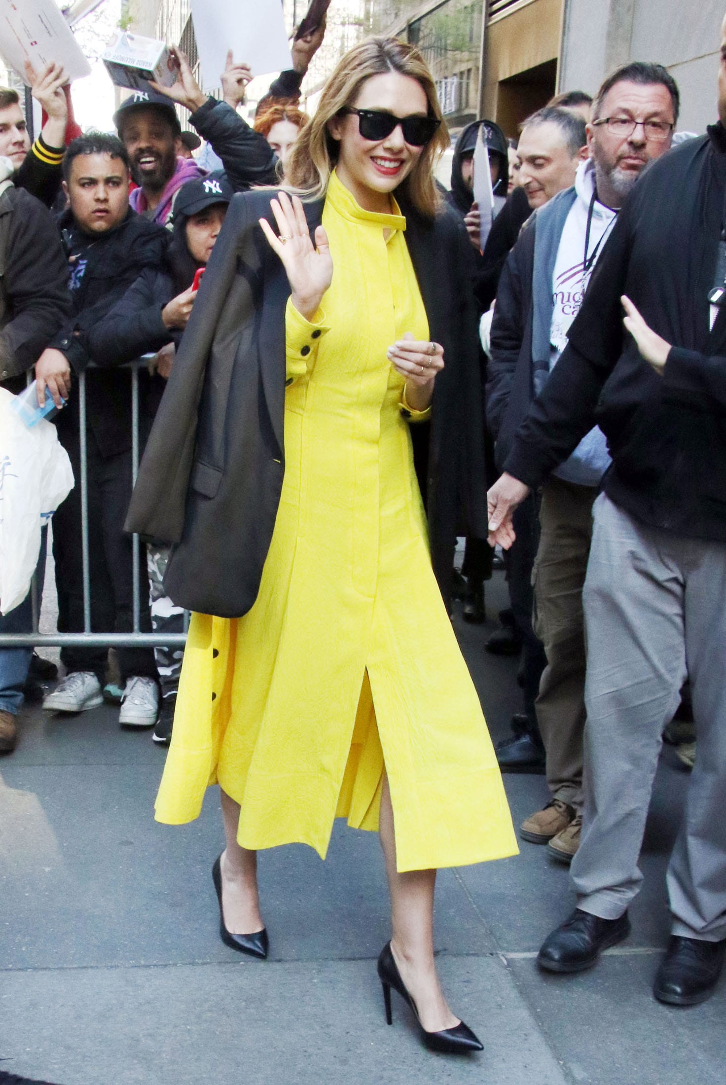 Elizabeth Olsen Has Been Wearing Yellow All Over Town