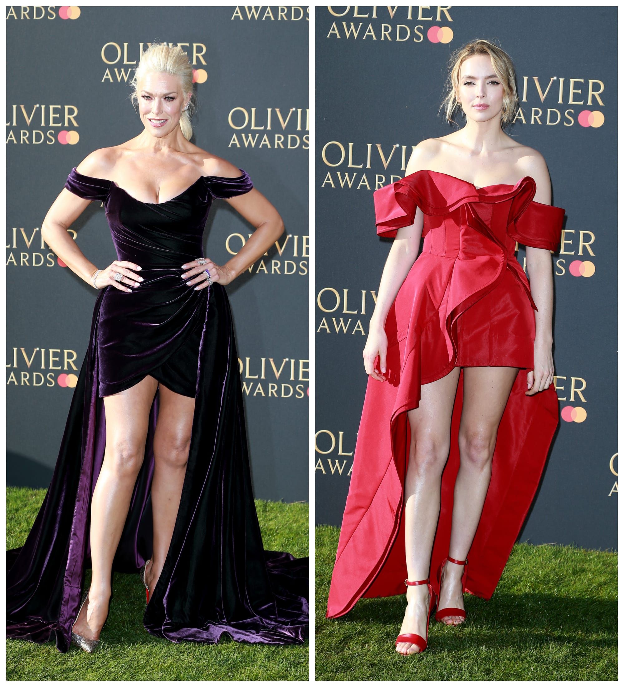 Hannah Waddingham and Jodie Comer Both Went High-Low for the Olivier Awards