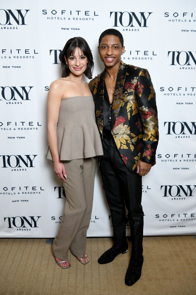 Lea Michele Is SO Back in the Fold That She Announced the Tony Nominations Yesterday