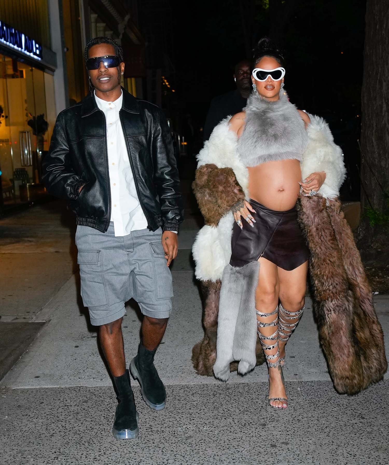 Rihanna May Have Moved to the Faux Fur Side