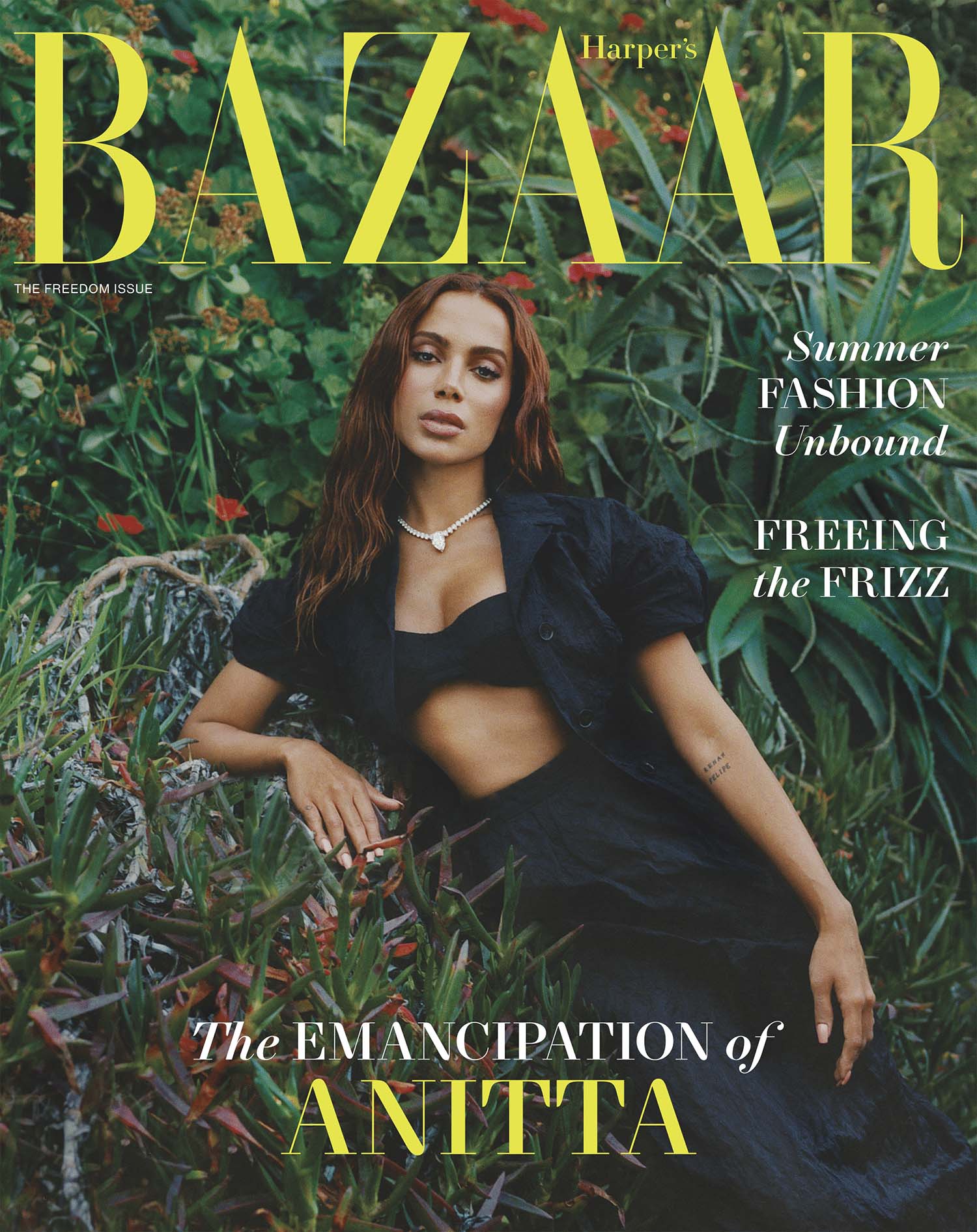 Anitta Lounges in Plants on Harper's Bazaar
