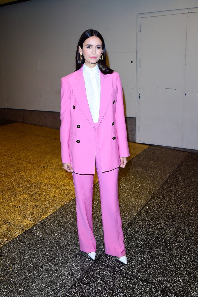 Nina Dobrev Thinks Pink