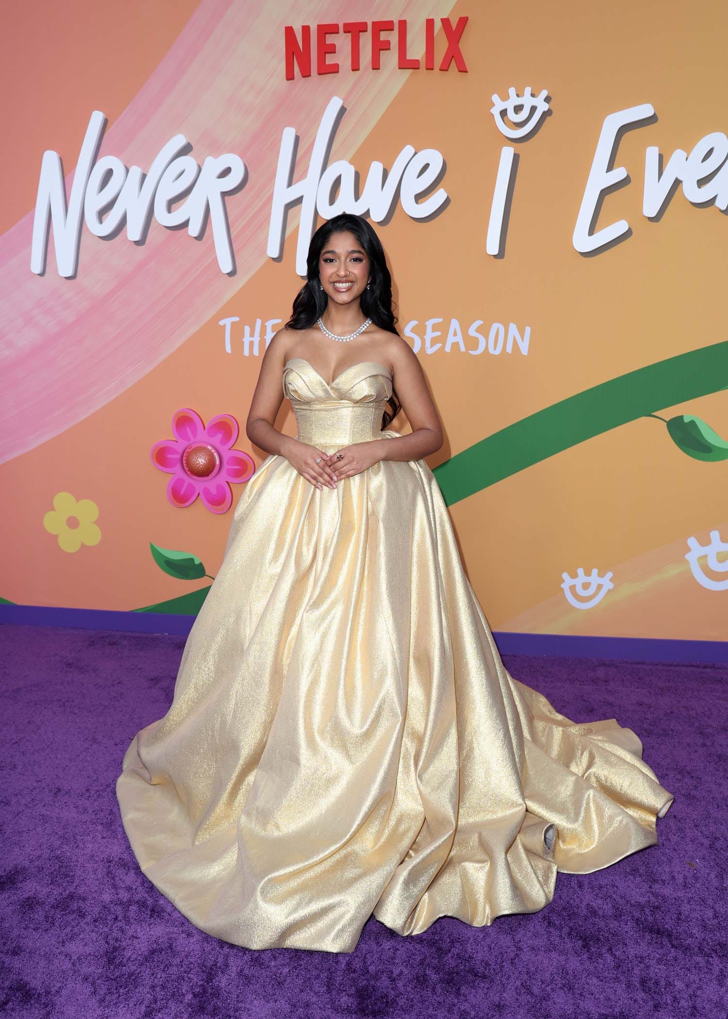 Maitreyi Ramakrishnan Glowed at Her Final Premiere for "Never Have I Ever"