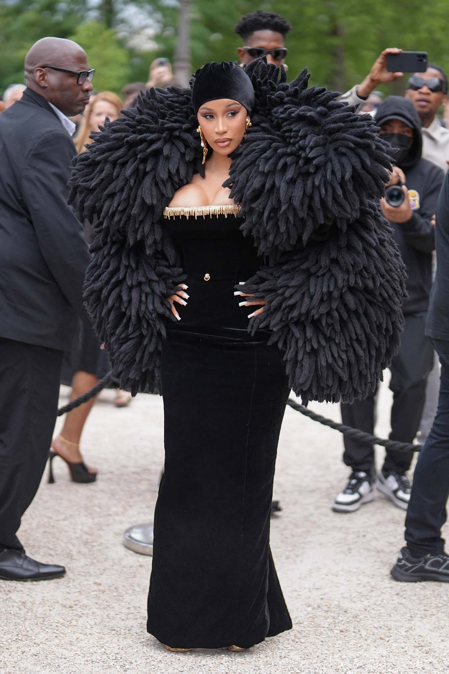 Cardi B Preened at Couture Week