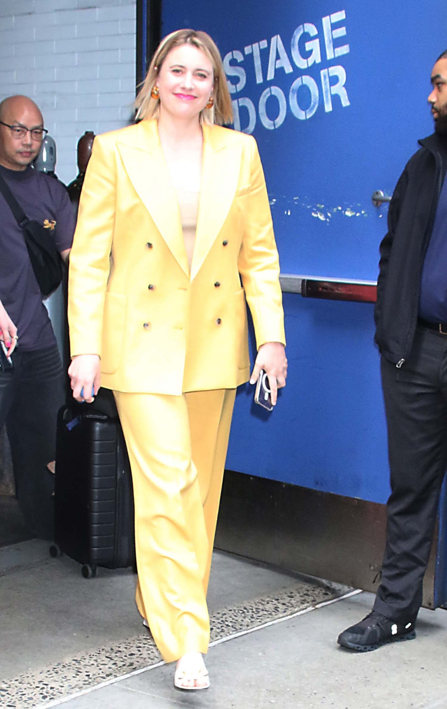 Greta Gerwig Looks Like Sunshine in NYC