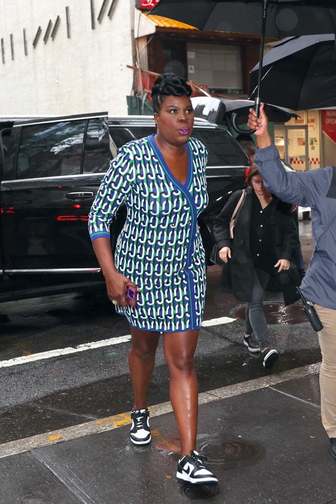 Leslie Jones Looked SO Cute on the Chat Shows