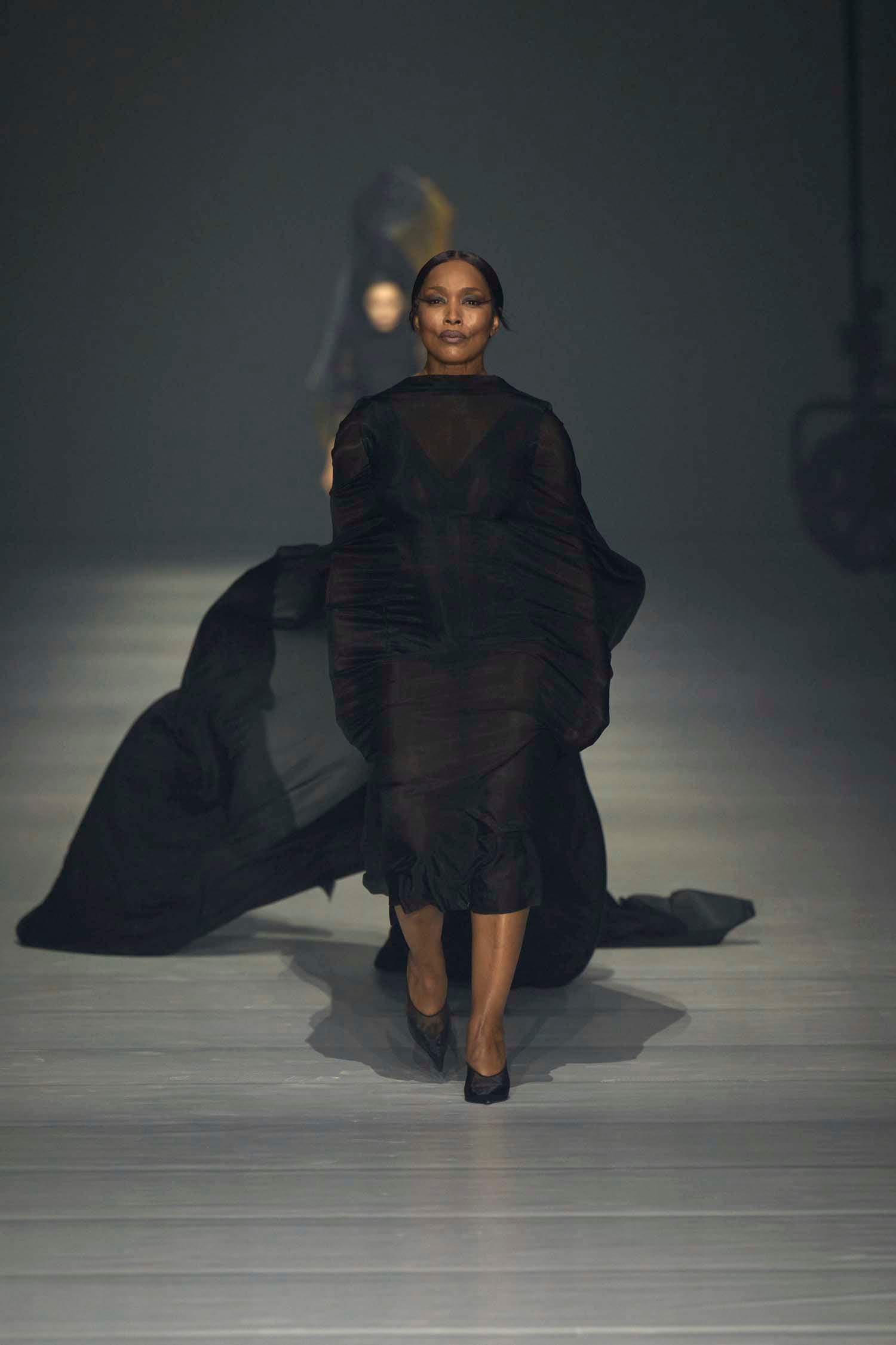 Angela Bassett Walked in Mugler This Season