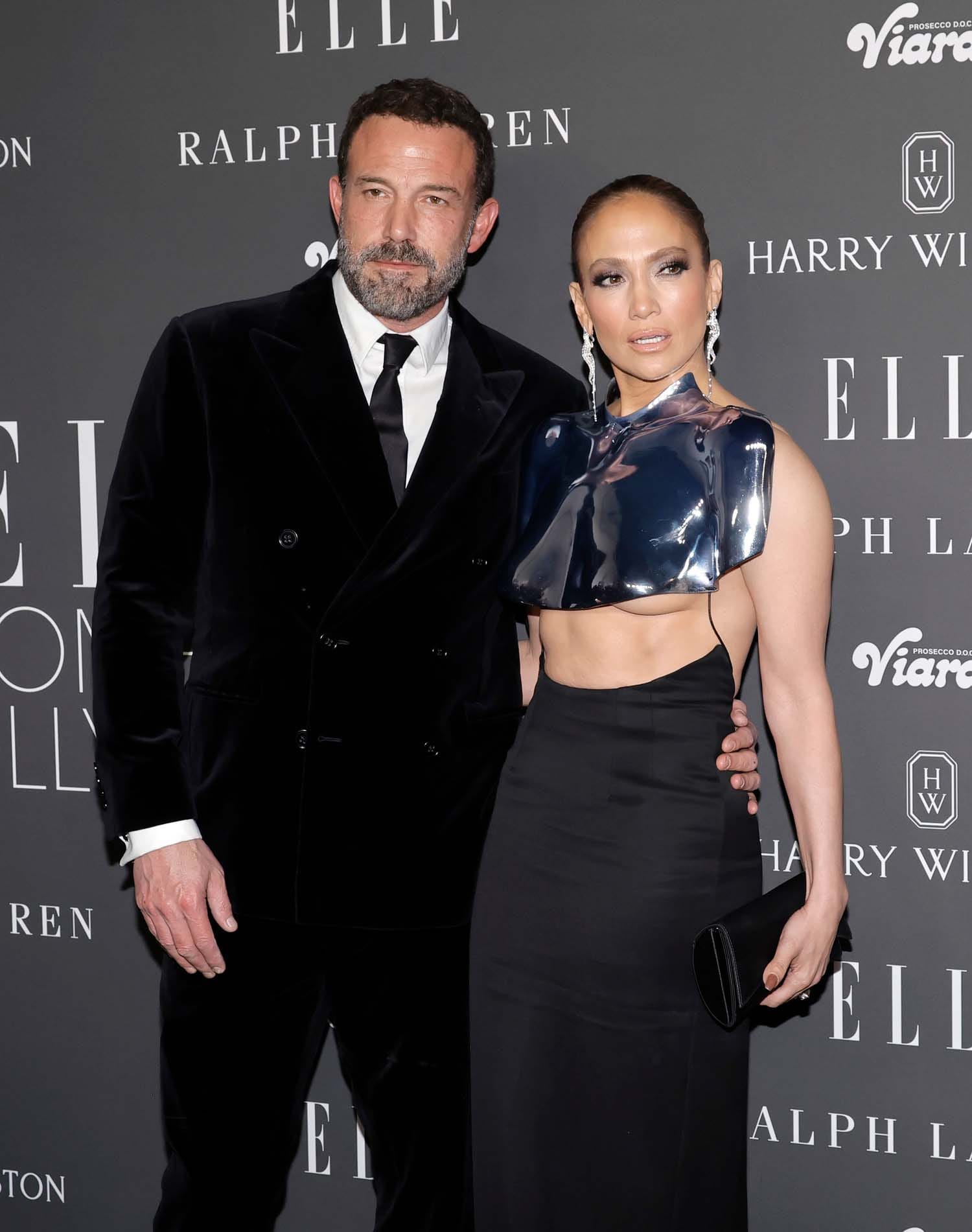 Jennifer Lopez Celebrated Her Elle Cover With a Tiny Breastplate