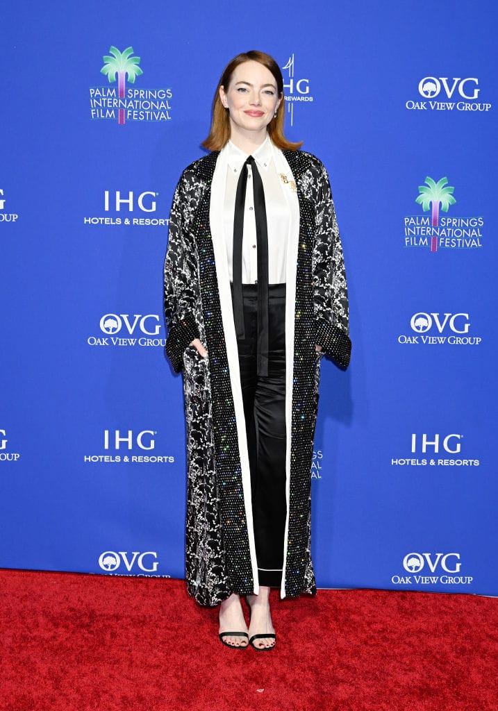 Emma Stone Wore Something at the Palm Springs Film Festival