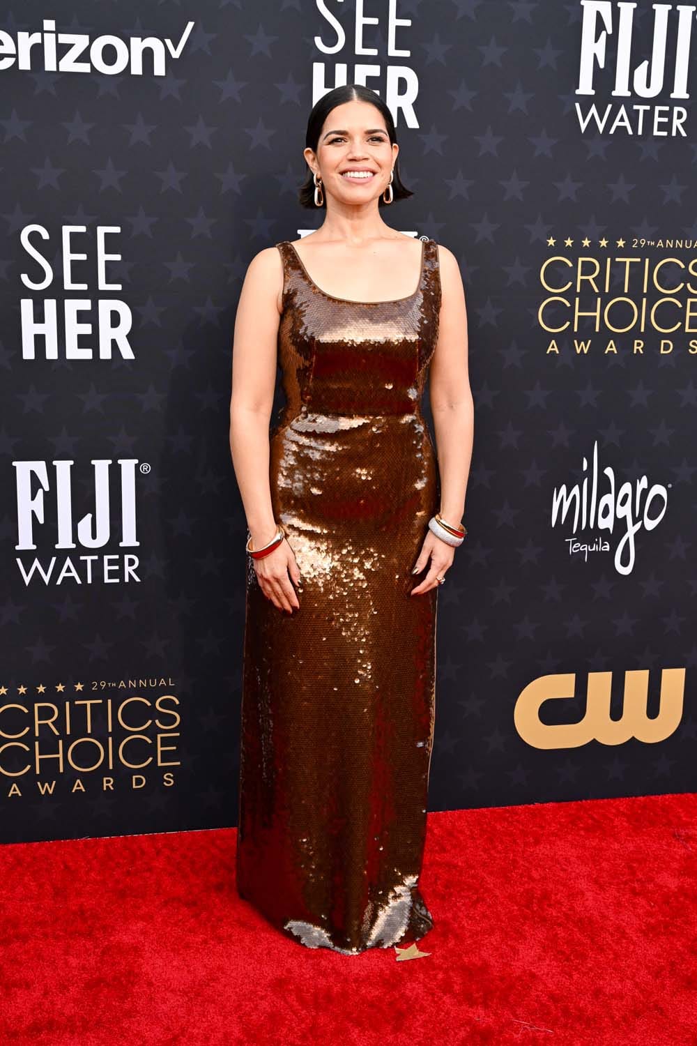America Ferrera Went With Sequins For Her Big Night