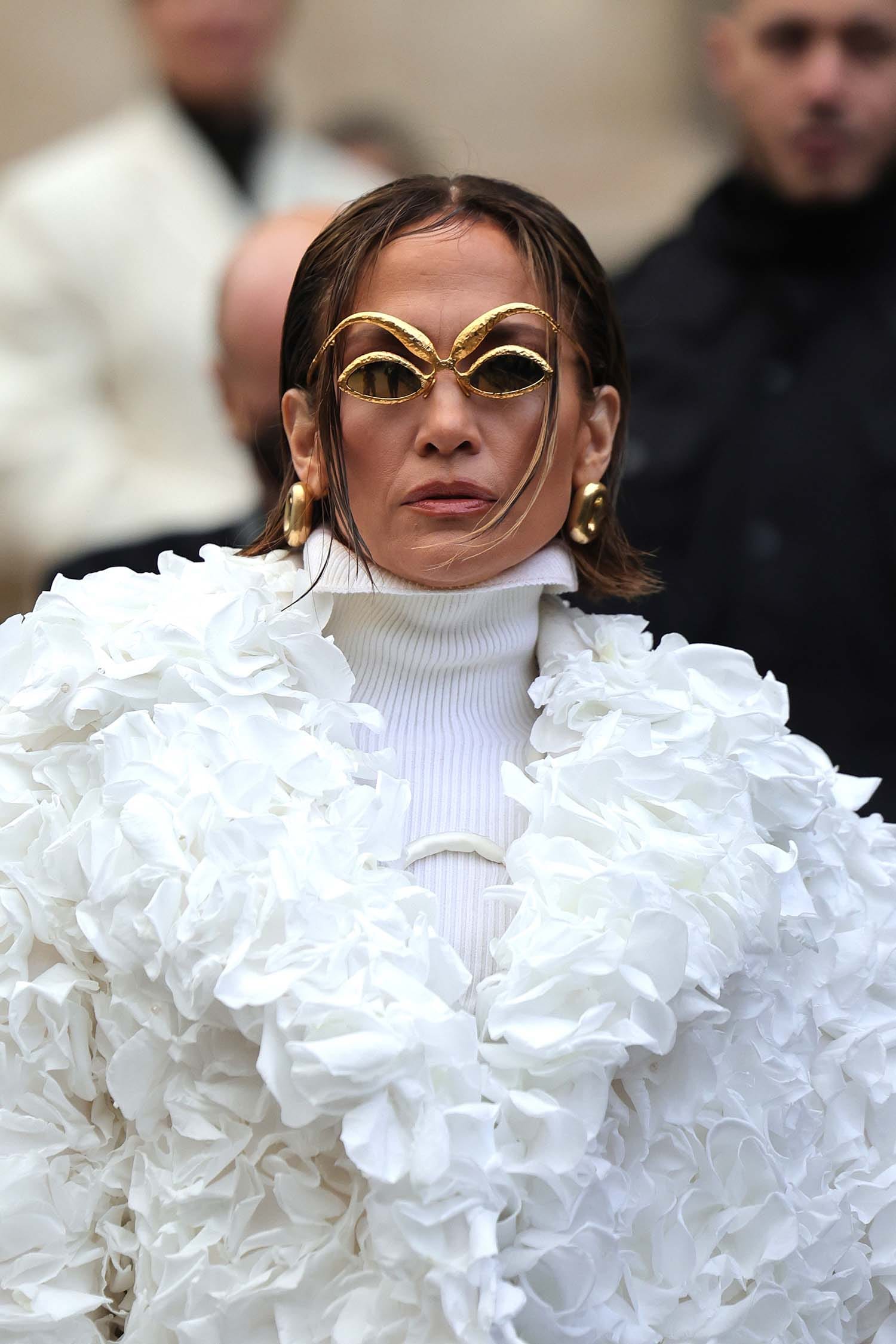 J.Lo Has a Bob and Zendaya Has Bangs at Schiaparelli's Couture Show