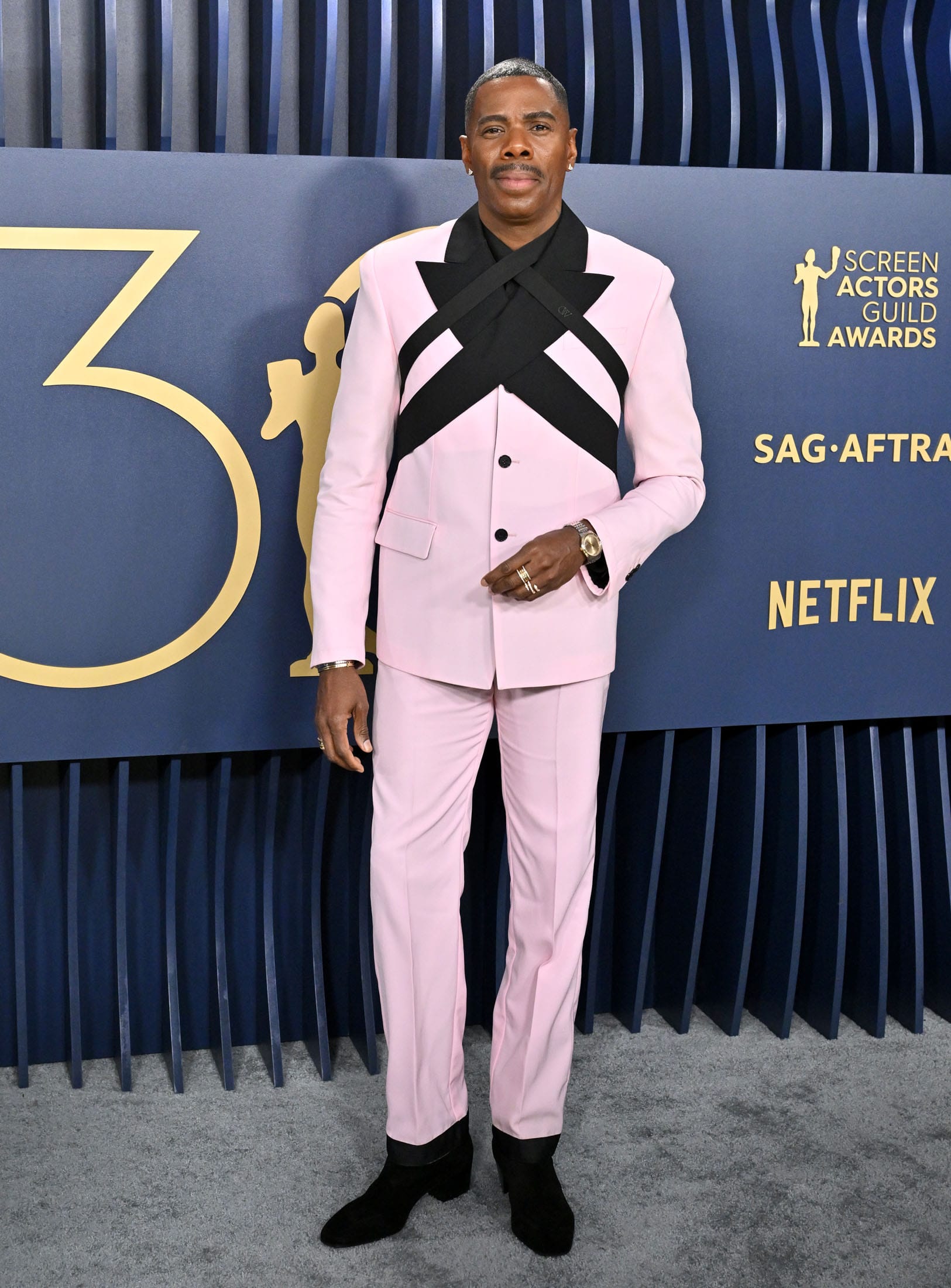 Colman Domingo Continues His Awards Season Domination, Plus the Rest of the Pink and Peach and Purple at the SAGs