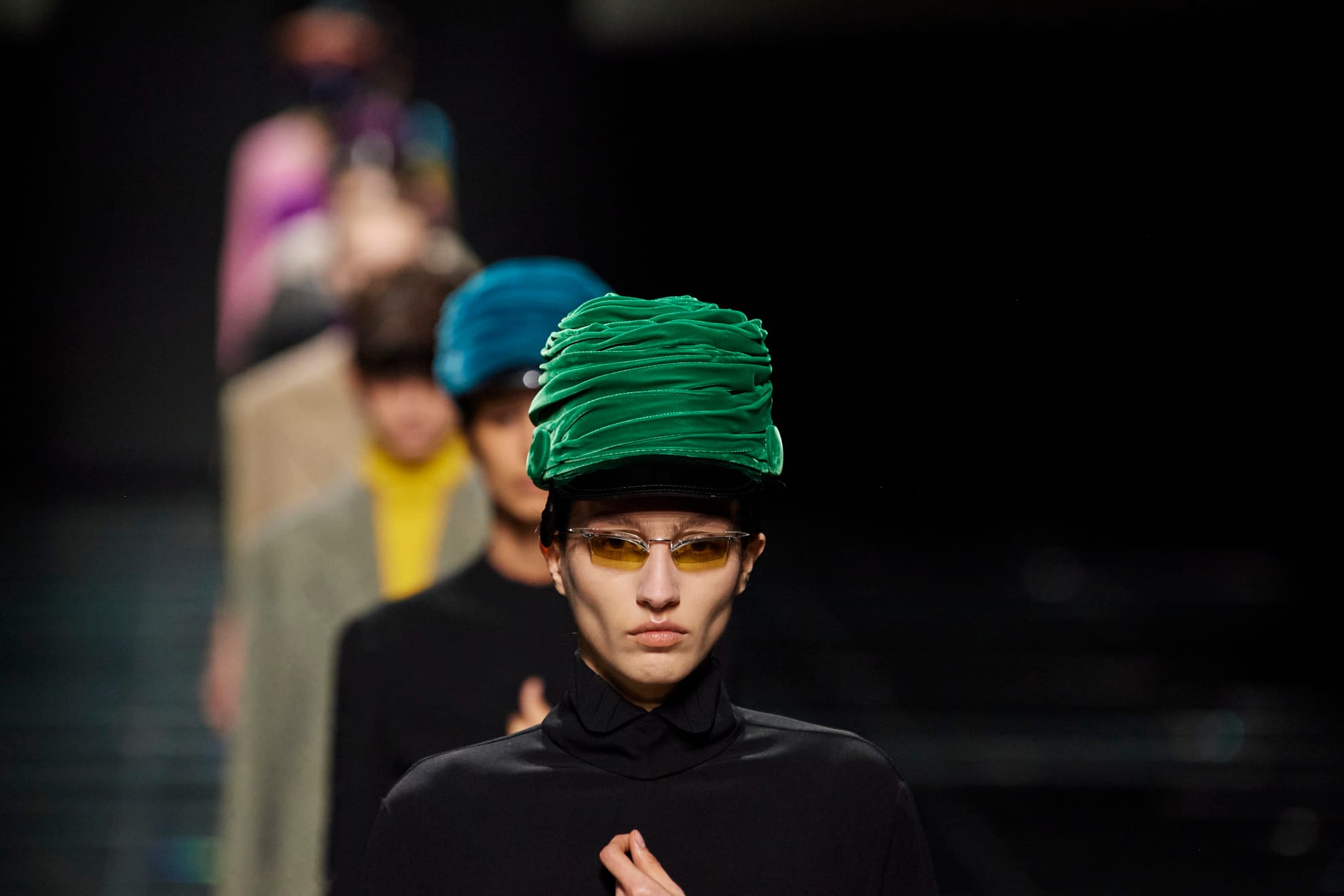 Prada Was All About Hats This Season