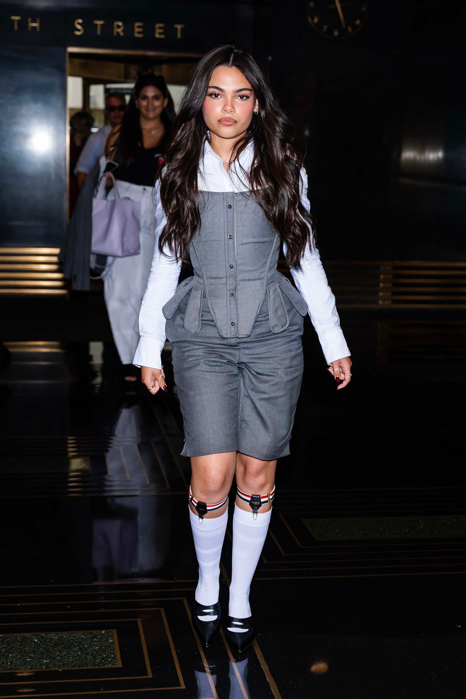 Ariana Greenblatt Goes Costumey in Thom Browne