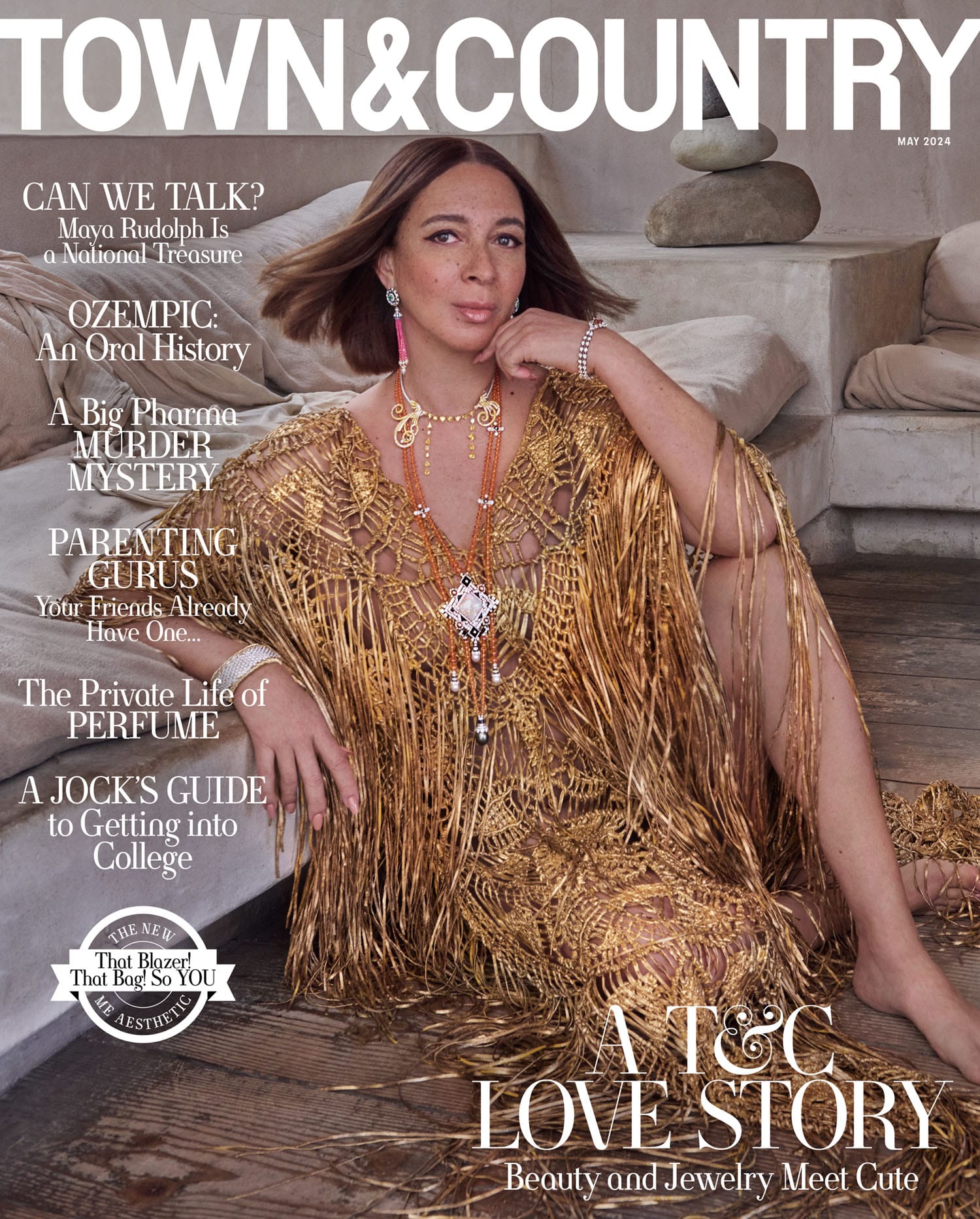 Maya Rudolph Looks Rich and Quirky on Town & Country
