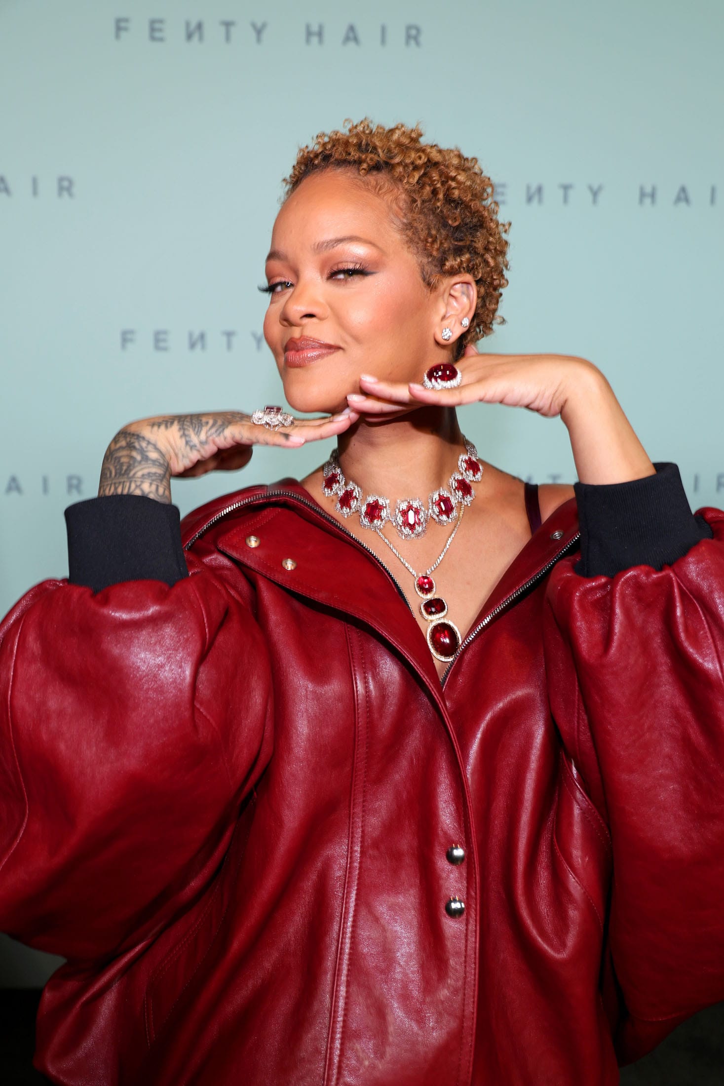Rihanna Has Emerged to Promote Fenty Hair