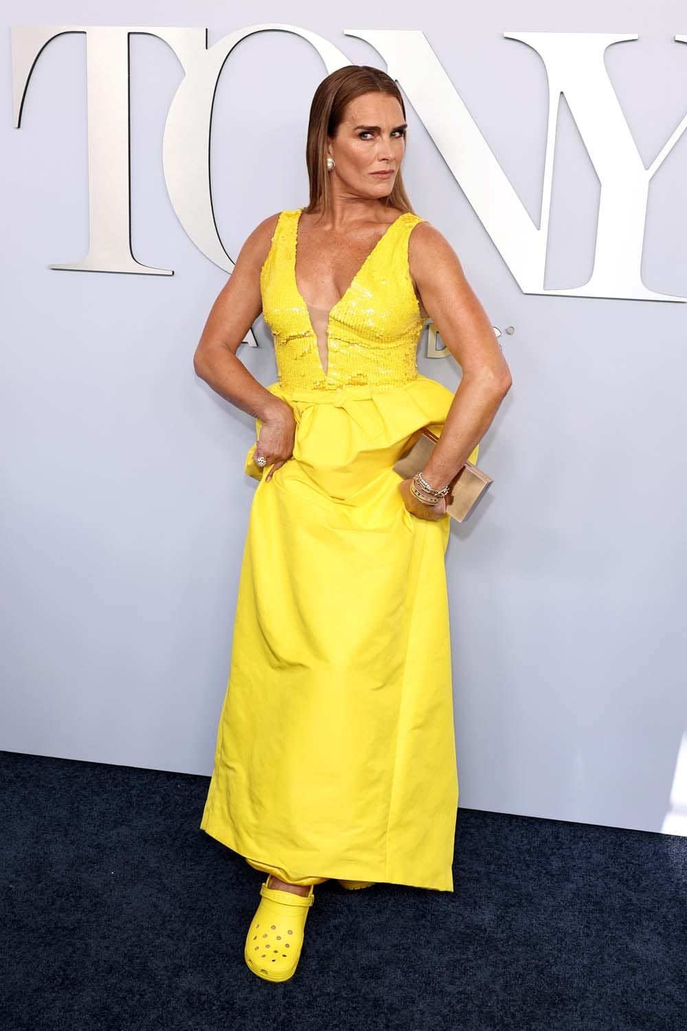Brooke Shields Wore Crocs to the Tonys