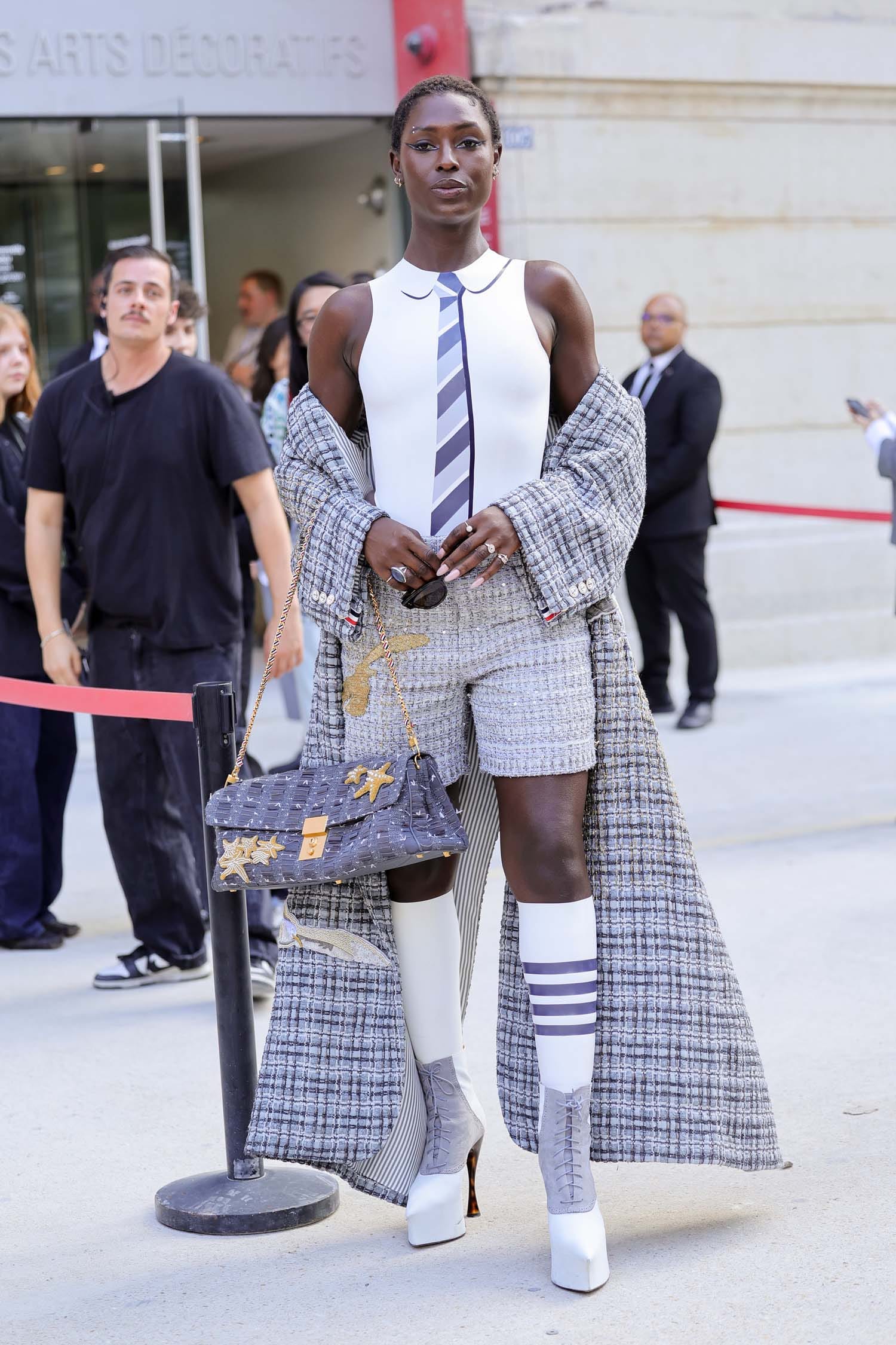 Jodie Turner-Smith Stood Tall at Thom Browne