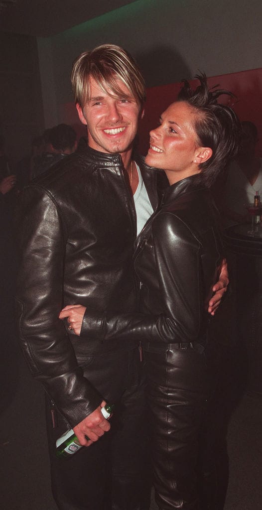 On This Day in 1999, Posh and Becks Wore Matching Leather