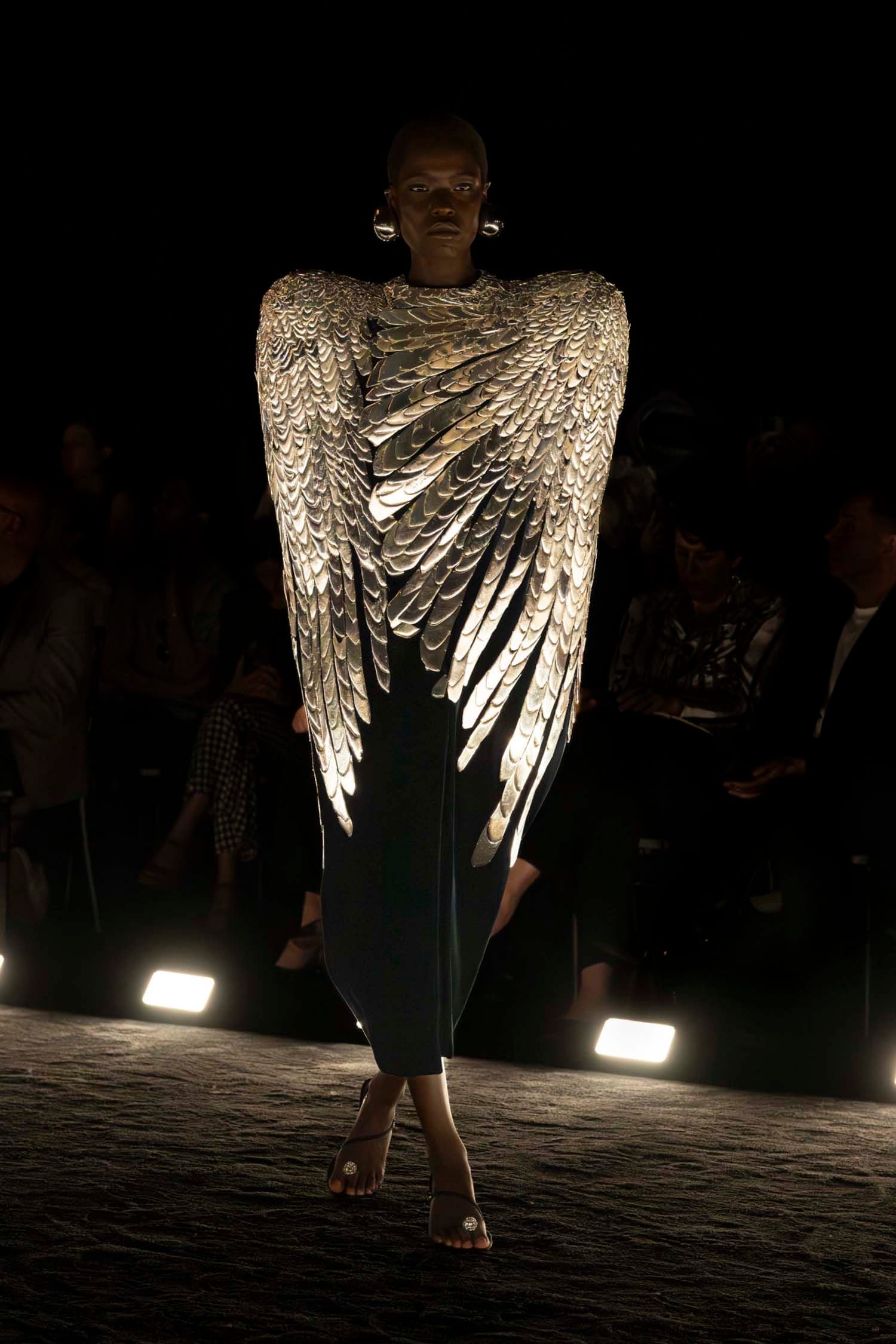 Schiaparelli's Show Was All Darkened Drama