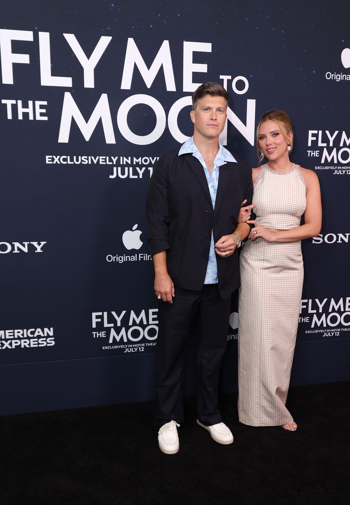 People Went Retro for the Fly Me To the Moon Premiere
