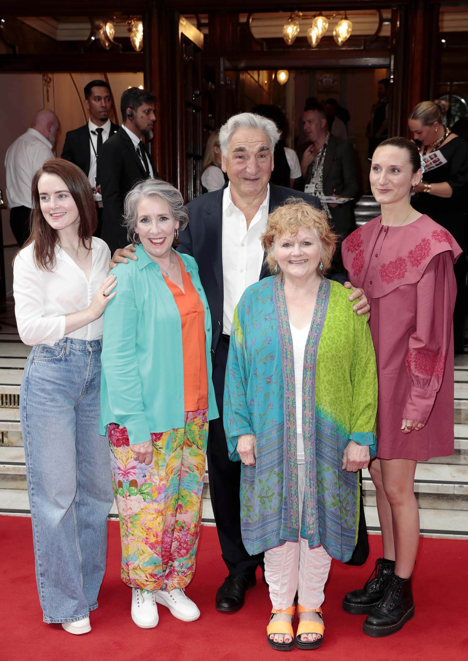 'Twas a Mini-Downton Reunion at Hello Dolly
