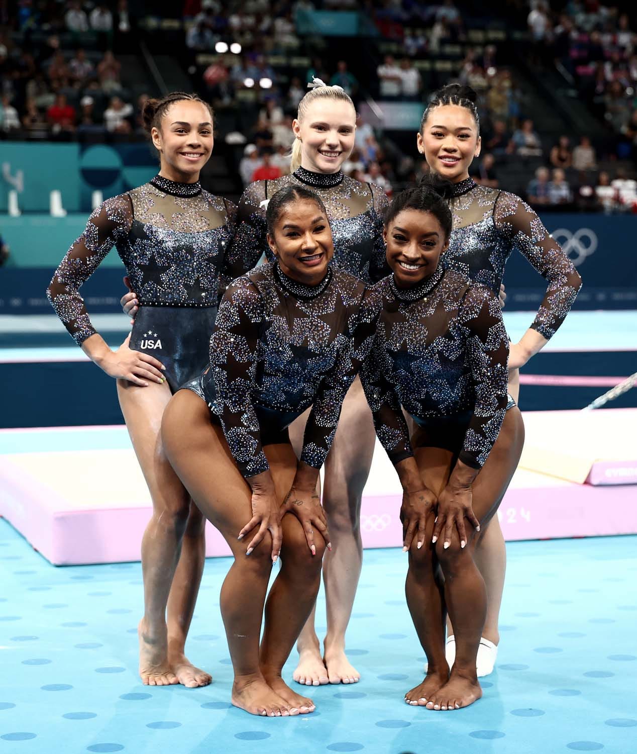 The U.S. Women's Gymnasts Wore Stars, Not Stripes, In Paris