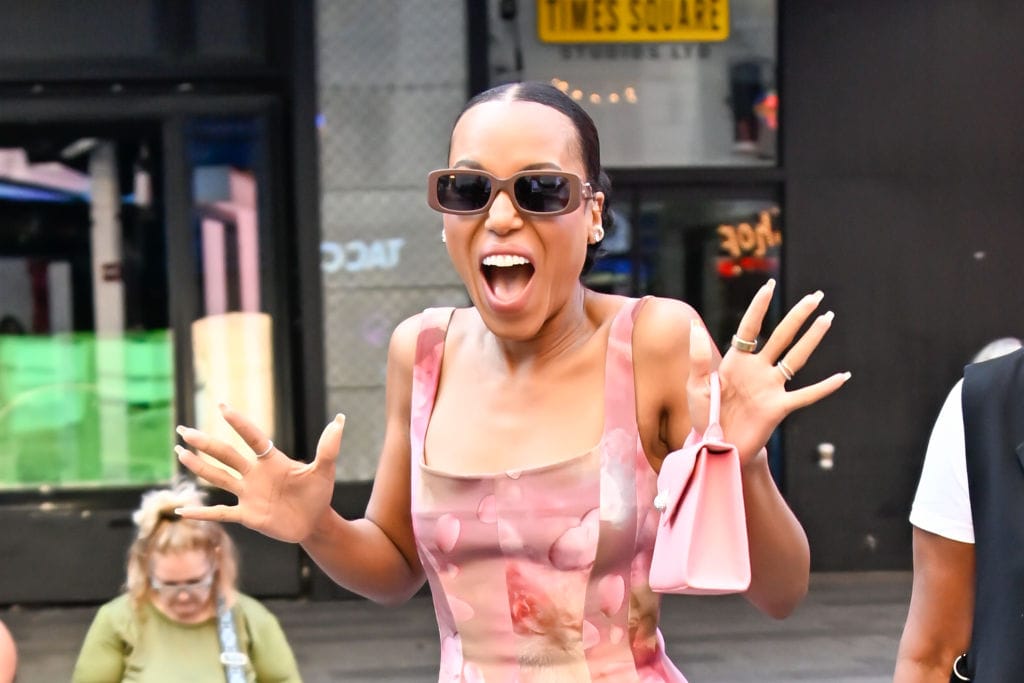 Kerry Washington Hits the Promo Trail in NYC