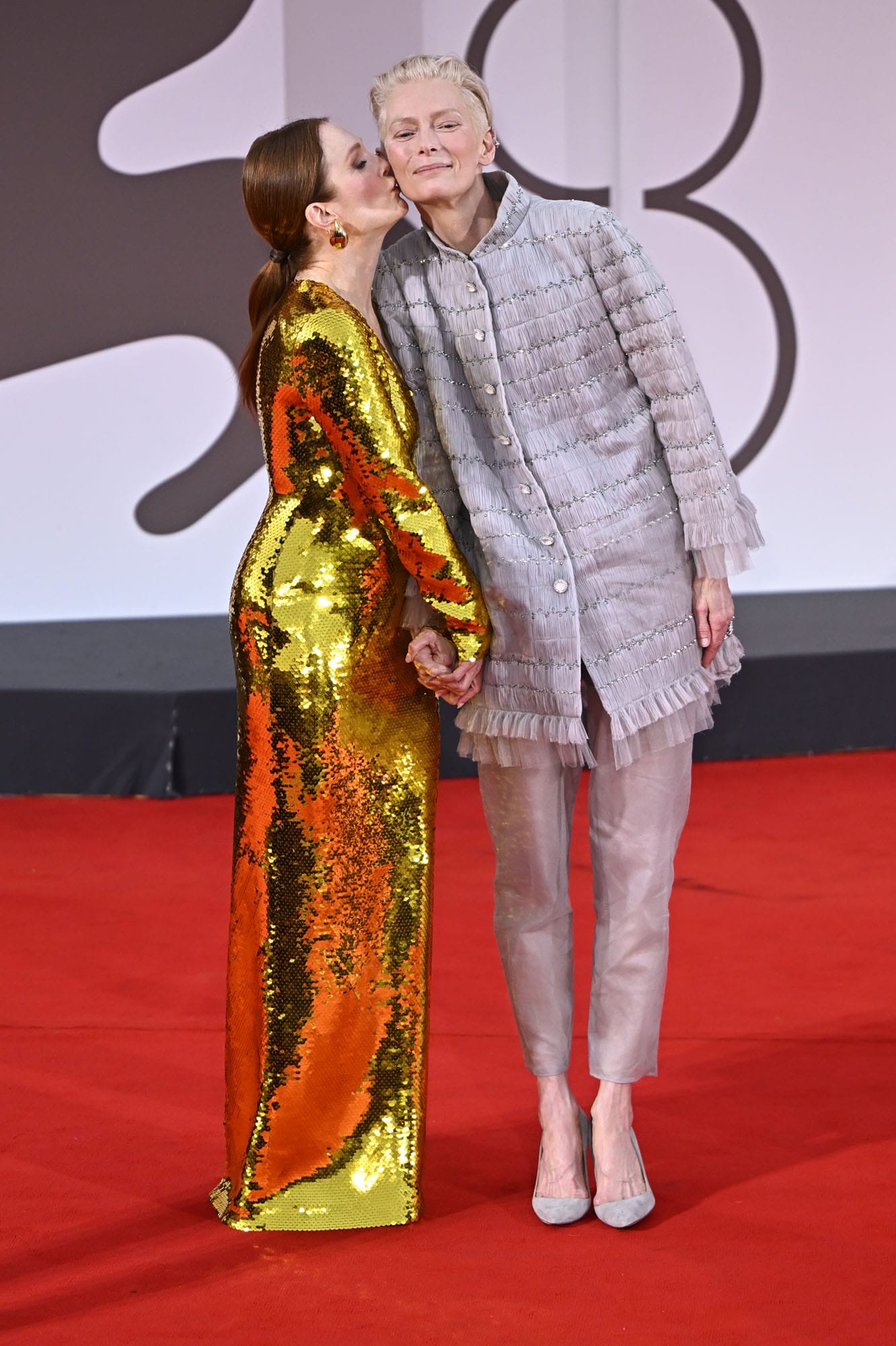 Julianne Moore and Swinton Made a Groovy Duo in Venice