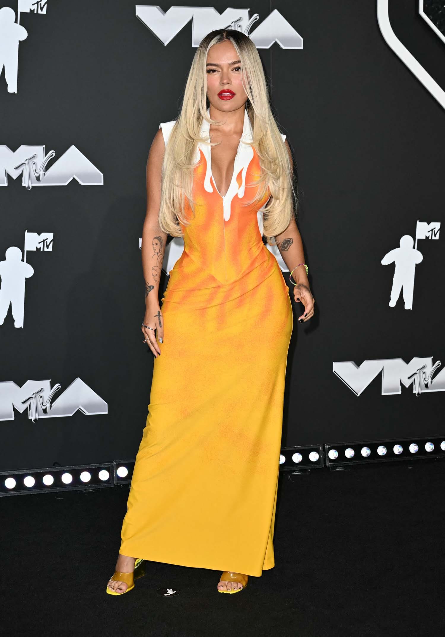 Karol G Was on Fire at the VMAs