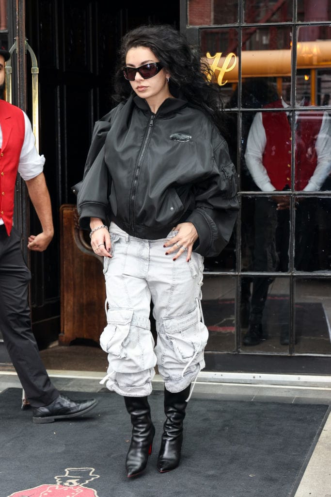 Charli XCX Is Doing the Traditional NYC Walk Out of the Hotel Photo Opp...