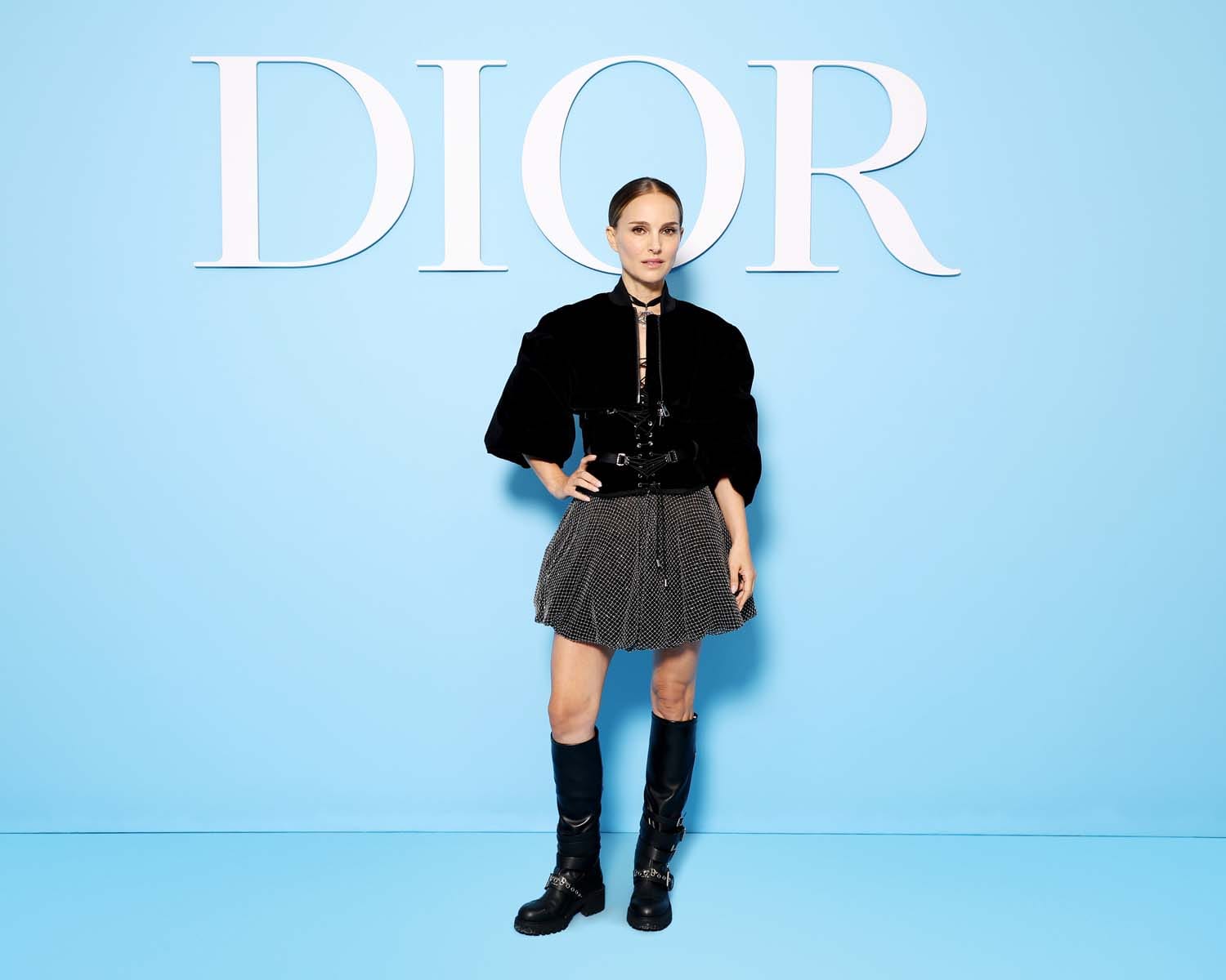 At Least Dior Used a Colorful Backdrop For Its Front Row Guests