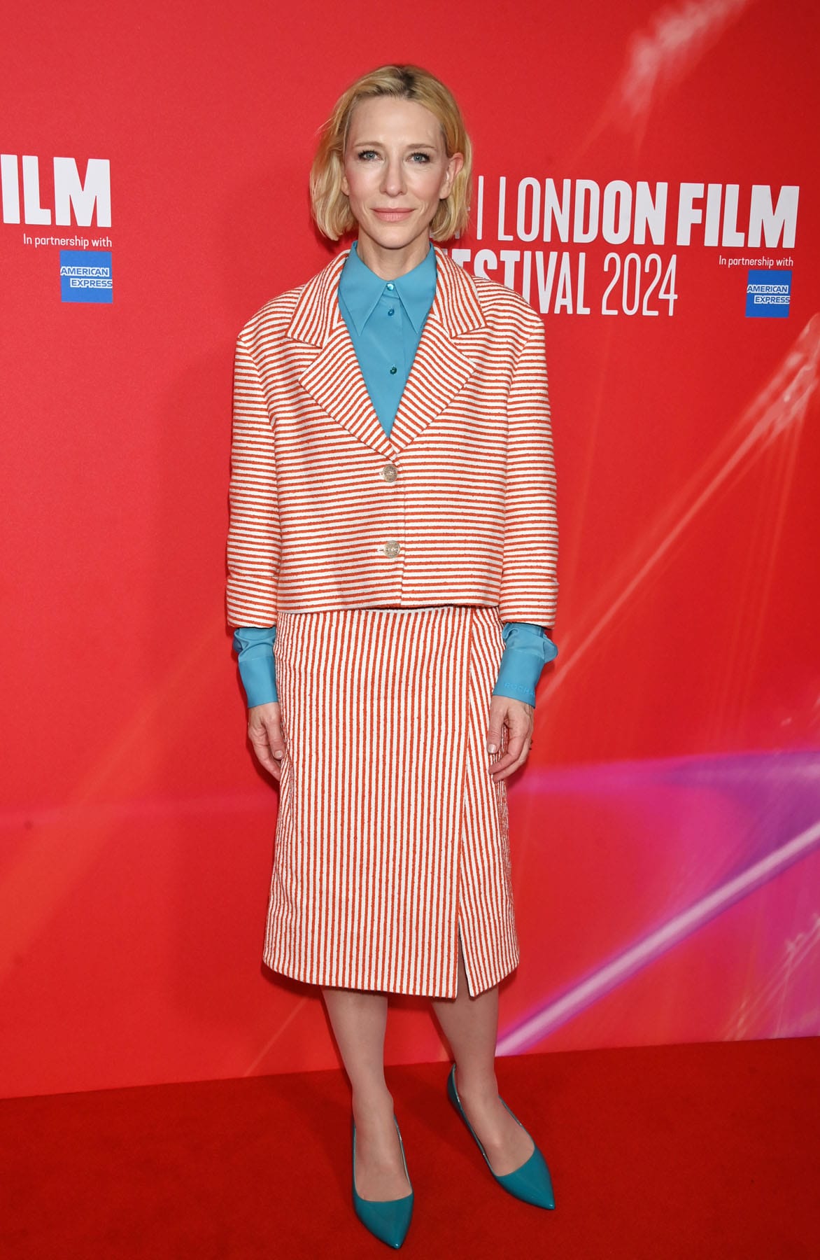 Cate Blanchett Looks Like She Works at a Retro-Themed Miami Hotel