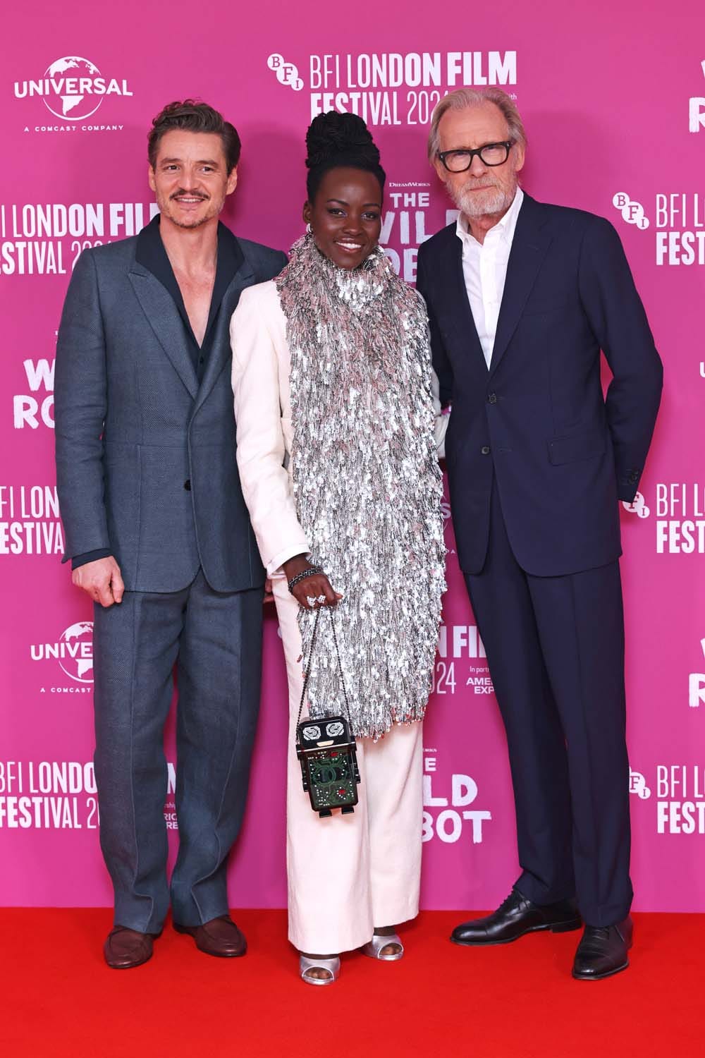 Lupita Brought a Vintage Robot to the BFI Film Festival
