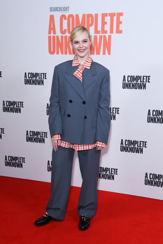 Elle Fanning Gets Oversized