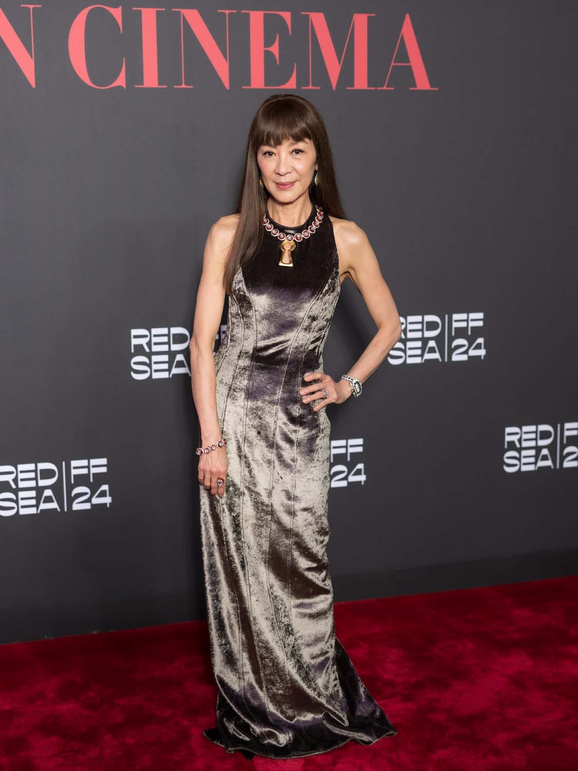 Michelle Yeoh Tried Bangs at the Red Sea Film Festival