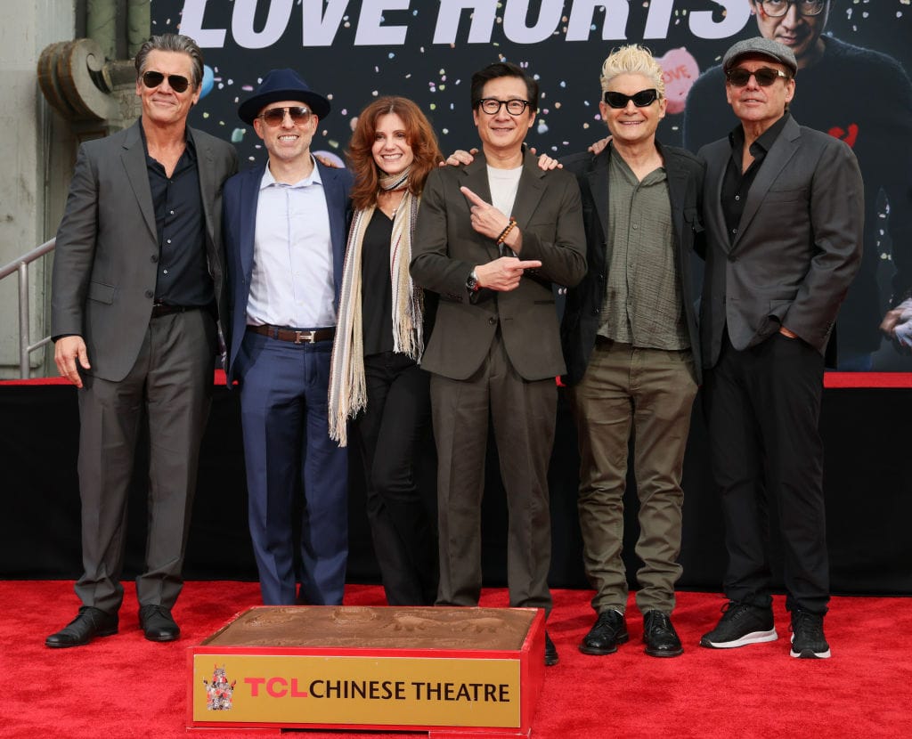 Ke Huy Quan's Hand and Footprint Ceremony at the Chinese Theatre Was a Goonies Reunion