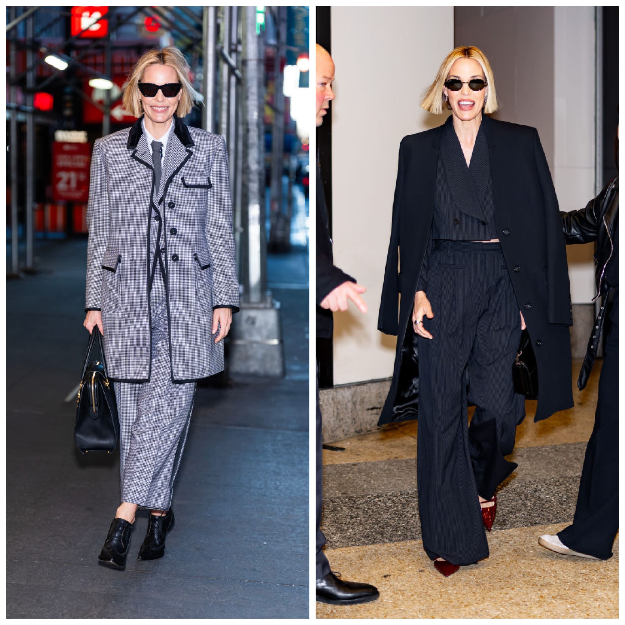 Leslie Bibb Continues to Pop Out of the House Looking Cute