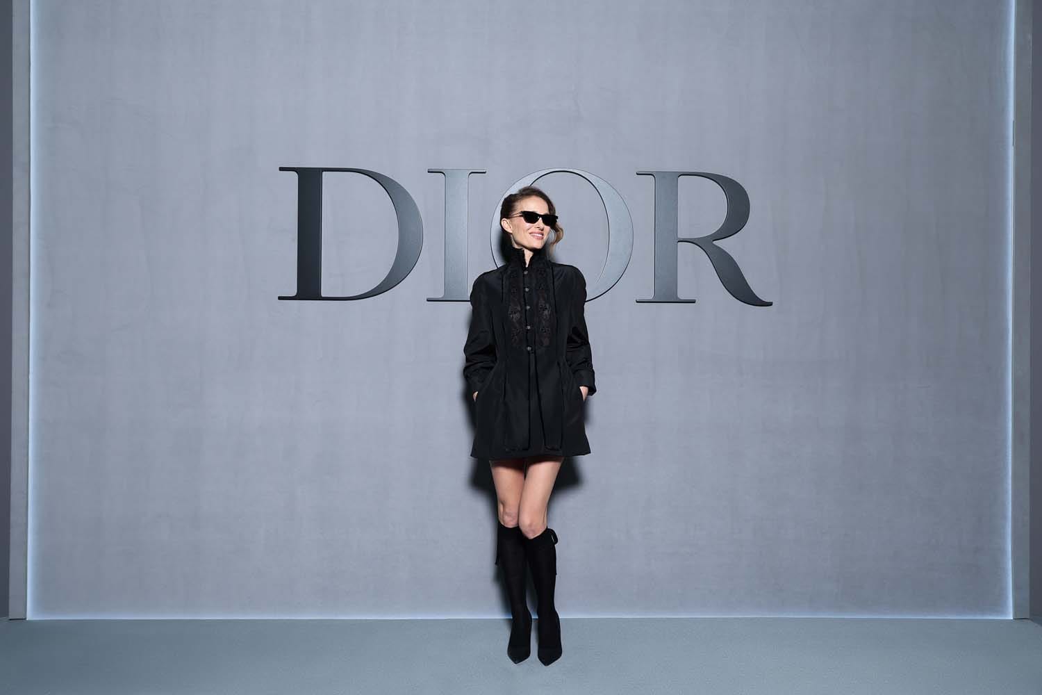 Natalie Portman Led Dior's Front Row Parade