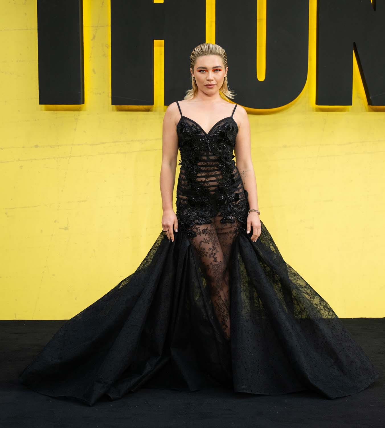 Florence Pugh Returns To Her Happy Place at the Thunderbolts Premiere