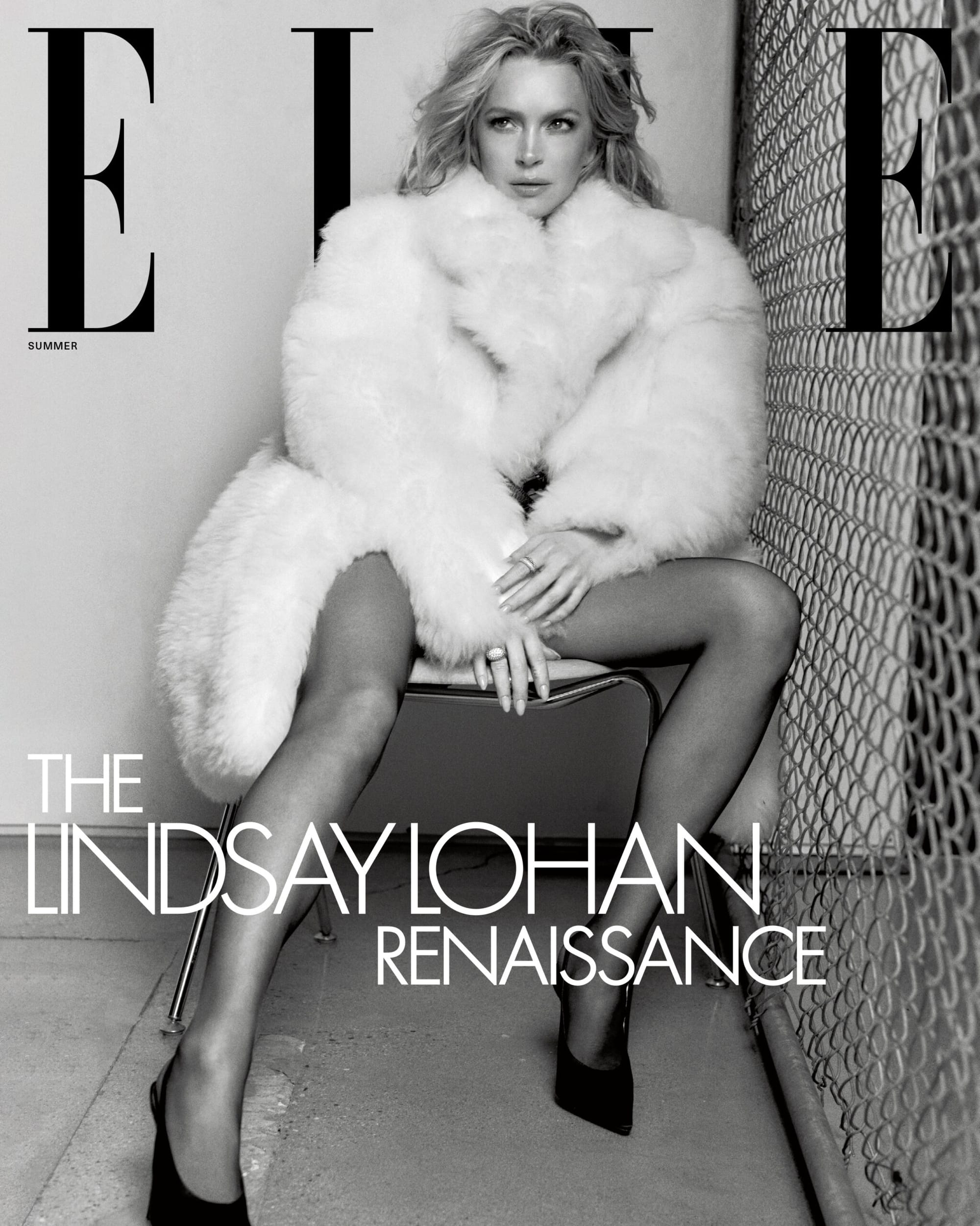 Lindsay Lohan Lands the Cover of Elle's 2025 Summer Issue