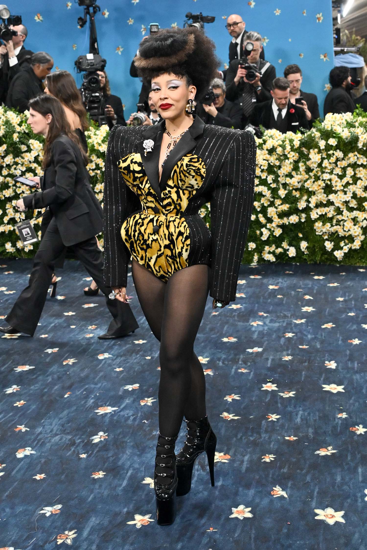 Doja Cat Went Pantsless in Animal Print at the Met Gala