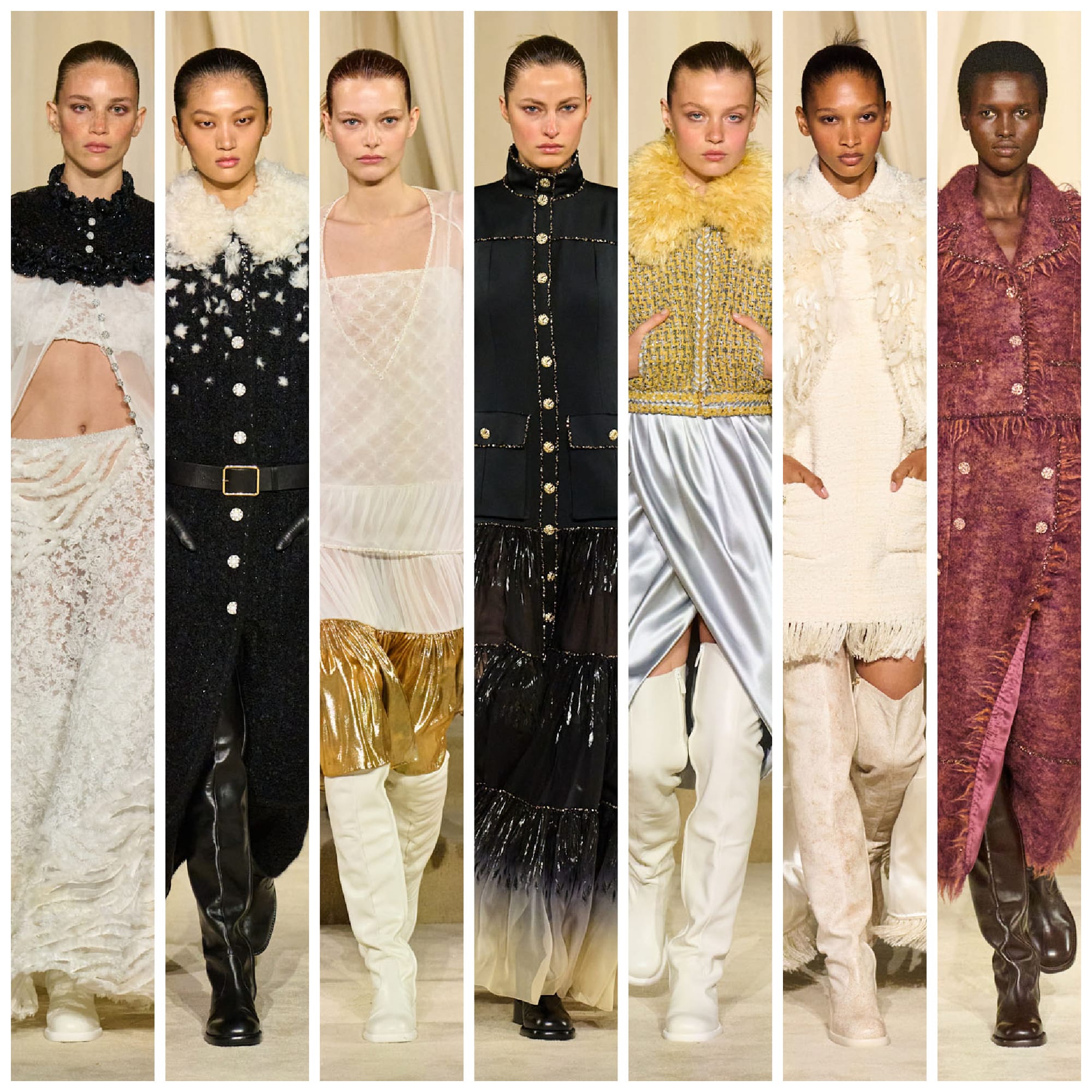 Chanel's Couture Collection Is Fringy and Tweedy