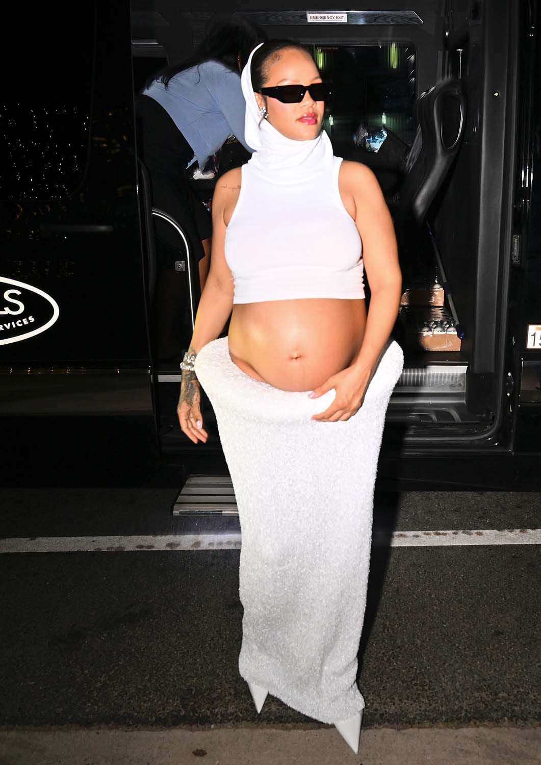 Rihanna Wore Custom Alaia