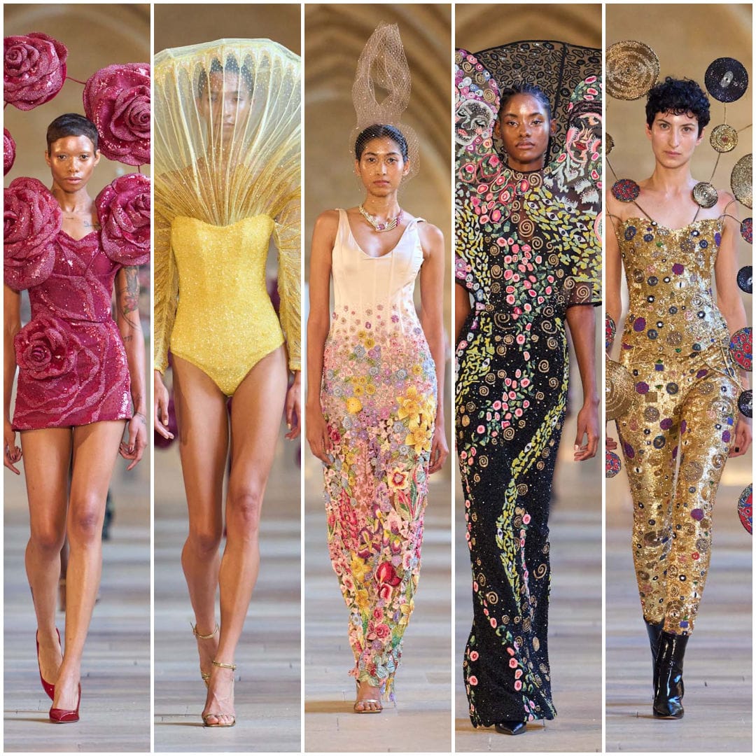 Rahul Mishra's Show Is a Festival of Color and Shapes and Sparkle