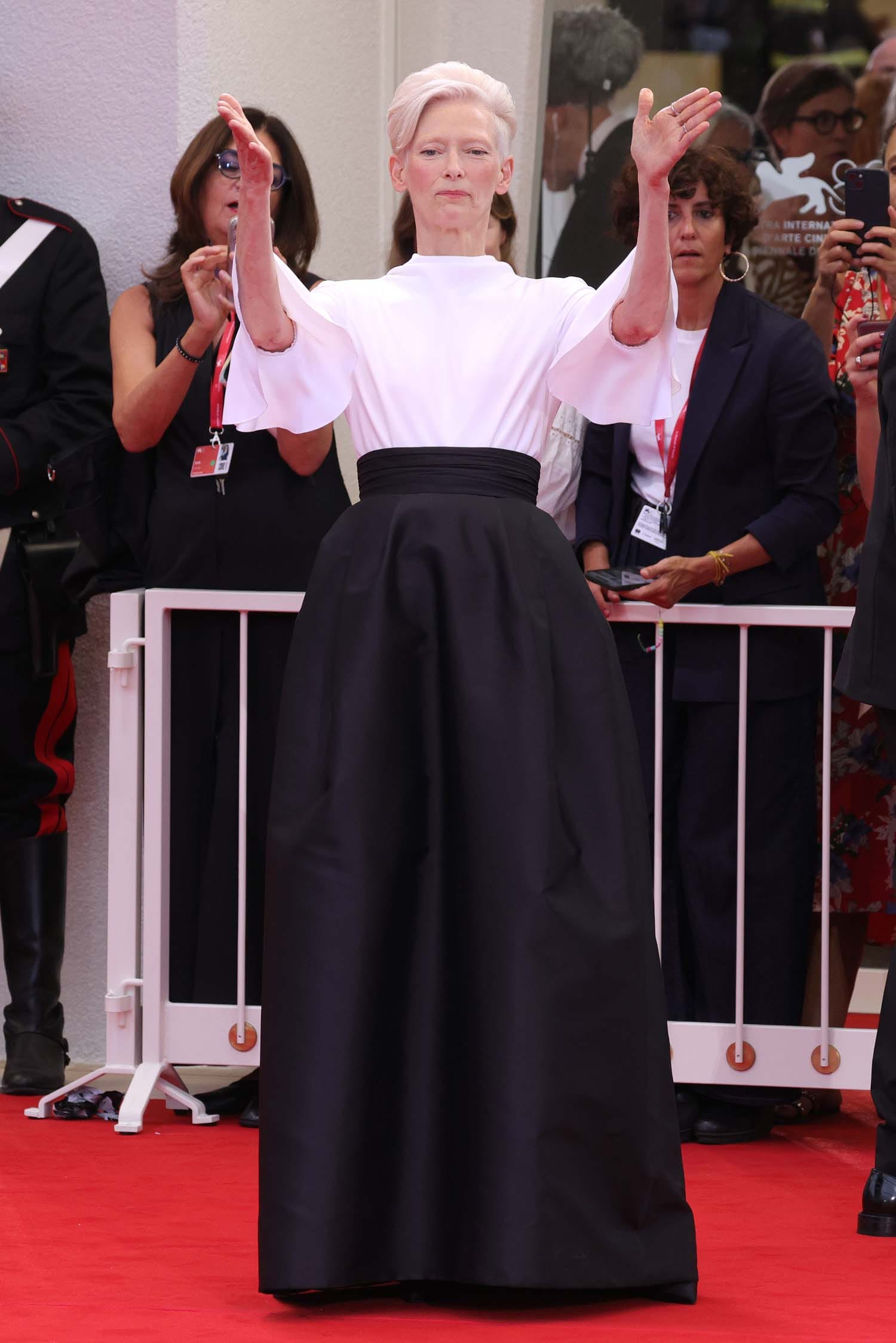 SWINTON Held Court at the Venice Film Festival's Opener